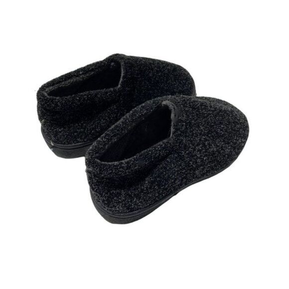 Black Fleece Grandpa Slippers - Picture 3 of 4